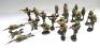 David Hawkins Collection Elastolin 70mm scale WWI German Army Infantry advancing