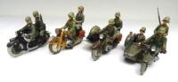 David Hawkins Collection Elastolin 70mm scale Motorcycles