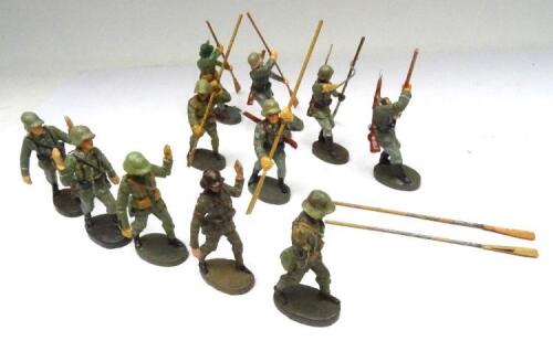 David Hawkins Collection Elastolin 70mm scale various Paddlers