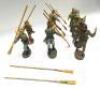 David Hawkins Collection Elastolin 70mm scale various Paddlers - 3