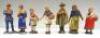 David Hawkins Collection Composition 100mm to 54mm scale Civilians - 2