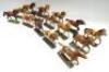David Hawkins Collection Elastolin 70mm scale riderless Military Horses - 3