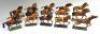 David Hawkins Collection Elastolin 70mm scale riderless Military Horses - 4