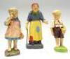 David Hawkins Collection Elastolin 100mm scale Civilians - 2