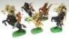 David Hawkins Collection Elastolin 70mm scale plastic Norman Cavalry - 3