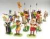 David Hawkins Collection Elastolin 70mm scale plastic Landsknechts - 3