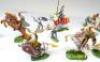 David Hawkins Collection Elastolin 40mm scale plastic Medieval figures - 6