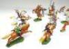 David Hawkins Collection Elastolin 40mm scale plastic Medieval figures - 7