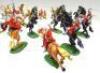 David Hawkins Collection Elastolin 40mm scale plastic Medieval figures - 8