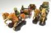 David Hawkins Collection Elastolin, two 70mm scale German Army two-horse Gun Teams - 4