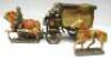 David Hawkins Collection Elastolin 70mm scale German Army roofed tinplate Ambulance Wagon - 2