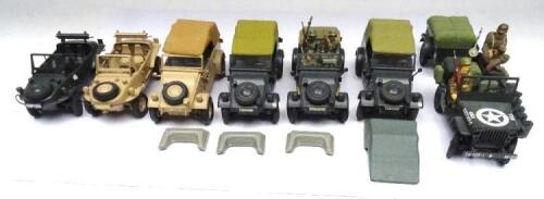 David Hawkins Collection Gonio tinplate 1/24 scale Willys Jeep