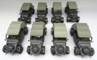 David Hawkins Collection Gonio tinplate 1/24 scale German Army VW82 Kubelwagens