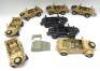 David Hawkins Collection Gonio tinplate 1/24 scale German Army VW 166 Schwimmwagens - 2