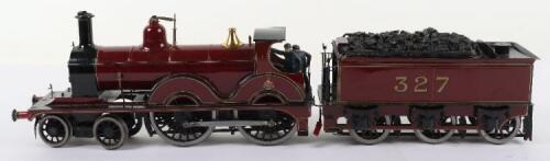 A good kit/scratch built gauge 1 electric 4-4-0 MR locomotive and 327 tender