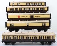 Milbro 0 gauge wooden bodied GWR bogie coaches