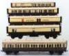 Milbro 0 gauge wooden bodied GWR bogie coaches