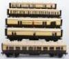 Milbro 0 gauge wooden bodied GWR bogie coaches - 2