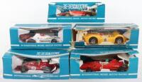 Five Vintage Scalextric International Model Motor Racing Boxed Slot Cars