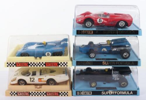 Boxed Scalextric Slot Cars