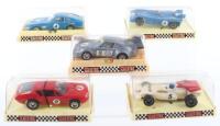 Four Boxed Vintage Meccano France Scalextric Slot Cars
