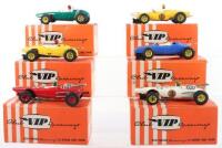 Six Boxed Victory Industries VIP Club Raceways Slot Cars