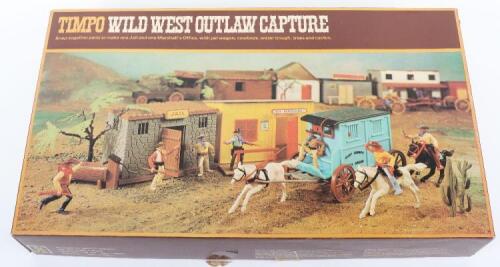 Figurine Timpo Toys – Cowboy Et Bandit – Far West – Collection Vintage