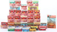 A Collection of Matchbox Lesney Superfast The Londoner Bus Models