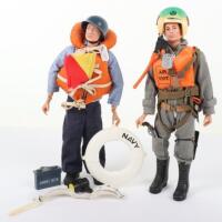 Vintage Action Man Action Sailor Navy Attack