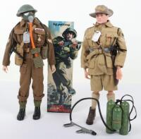 Two Original Action Man Soldiers of The Century, British Infantry