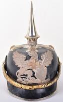 Superb Baden Reserve Dragoon Regiment Officers Pickelhaube