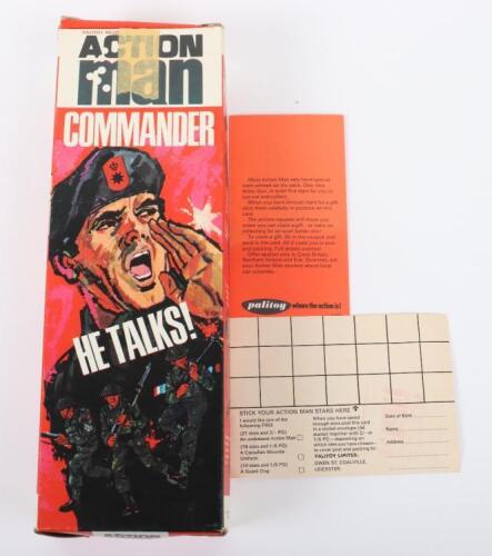 Vintage Palitoy Action Man Talking Commander Empty Box