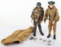 Two Vintage Parachute Regiment Action Man