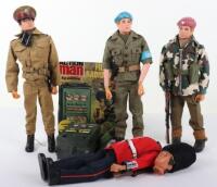 Four Vintage Dressed Action Man