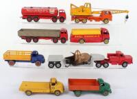 Quantity of Dinky Toys Play-worn Commercial Vehicles