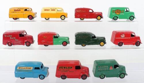 Quantity of Unboxed Dinky Toys Commercial Delivery Vans