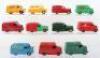 Quantity of Unboxed Dinky Toys Commercial Delivery Vans