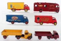 Six Unboxed Dinky Toys Commercial Vehicles