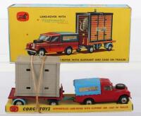 Corgi Toys Gift Set 19 Chipperfield’s Circus Land-Rover with Elephant and Cage on Trailer