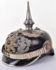 Rare Hessian Lieb-Garde Infantry Regiment 115 Reserve Officers Pickelhaube - 5