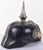Rare Hessian Lieb-Garde Infantry Regiment 115 Reserve Officers Pickelhaube - 7