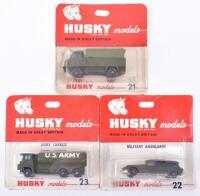 Three Carded Husky Military Models