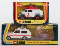Two Boxed Corgi Toys Police Cars