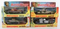 Four Boxed Matchbox Battlekings Tanks