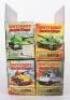Four Boxed Matchbox Battlekings Tanks - 4
