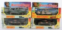 Four Boxed Matchbox Battlekings Tanks