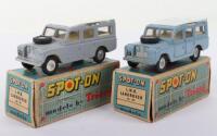 Two Boxed Tri-ang Spot On Models 161 Landrover’s