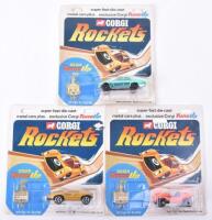 Three Carded Corgi Rockets