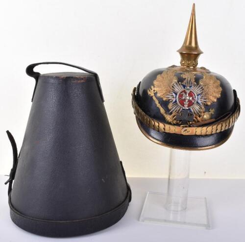 Imperial German Officers Pickelhaube for Brunswick Reserve Infantry Regiment Nr 92