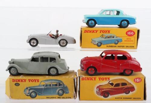 Four Dinky Toys Cars